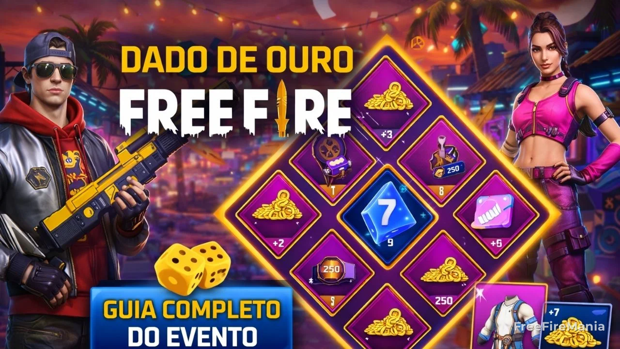 Dado de Ouro Free Fire: guia completo do evento