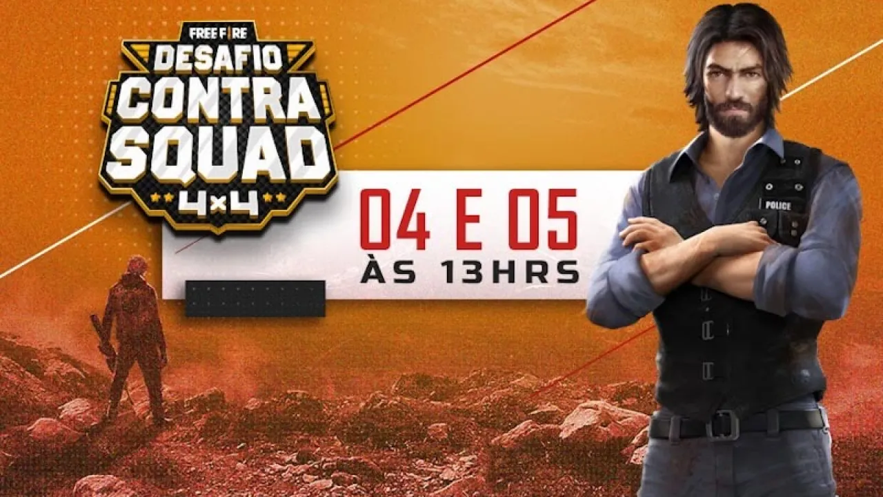 Desafio Contra Squad reúne influenciadores para celebrar novo modo ranqueado do Free Fire