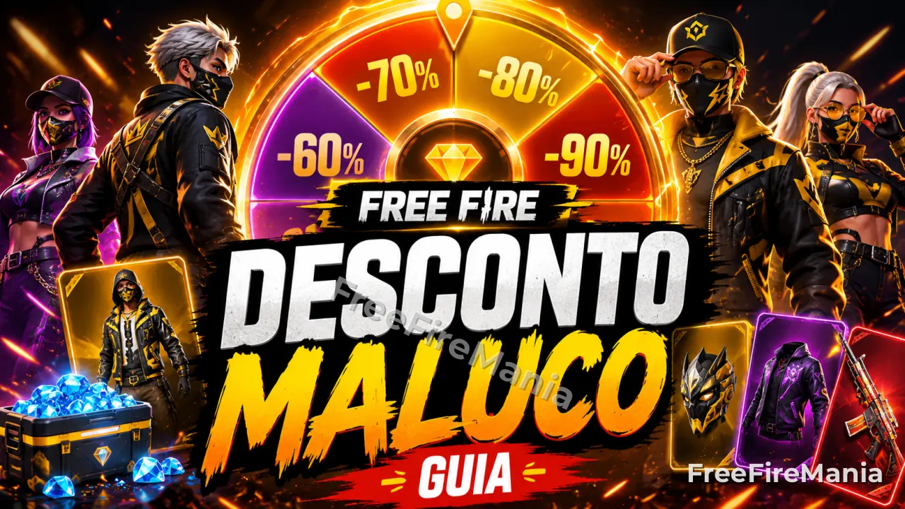 Desconto Maluco Free Fire: como funciona e conseguir descontos