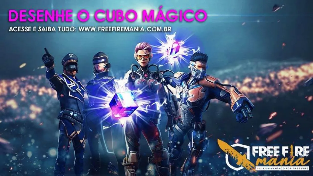 Chegou! Desenhe o Cubo Mágico e ganhe no novo evento do Free Fire