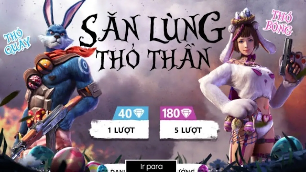 Desenhe um Coelho e Conquiste as Novas Skins do Free Fire: Coelho Guerreiro e Rainha Coelho