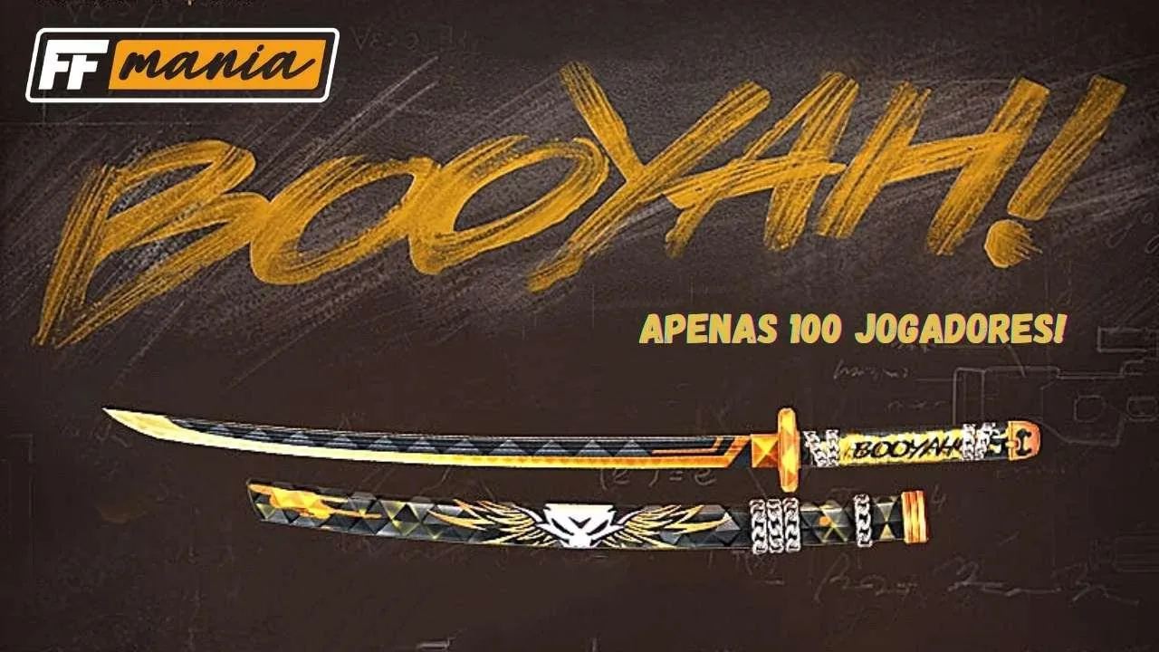 Dia do Booyah: como conseguir a raríssima Katana Caveira do Booyah