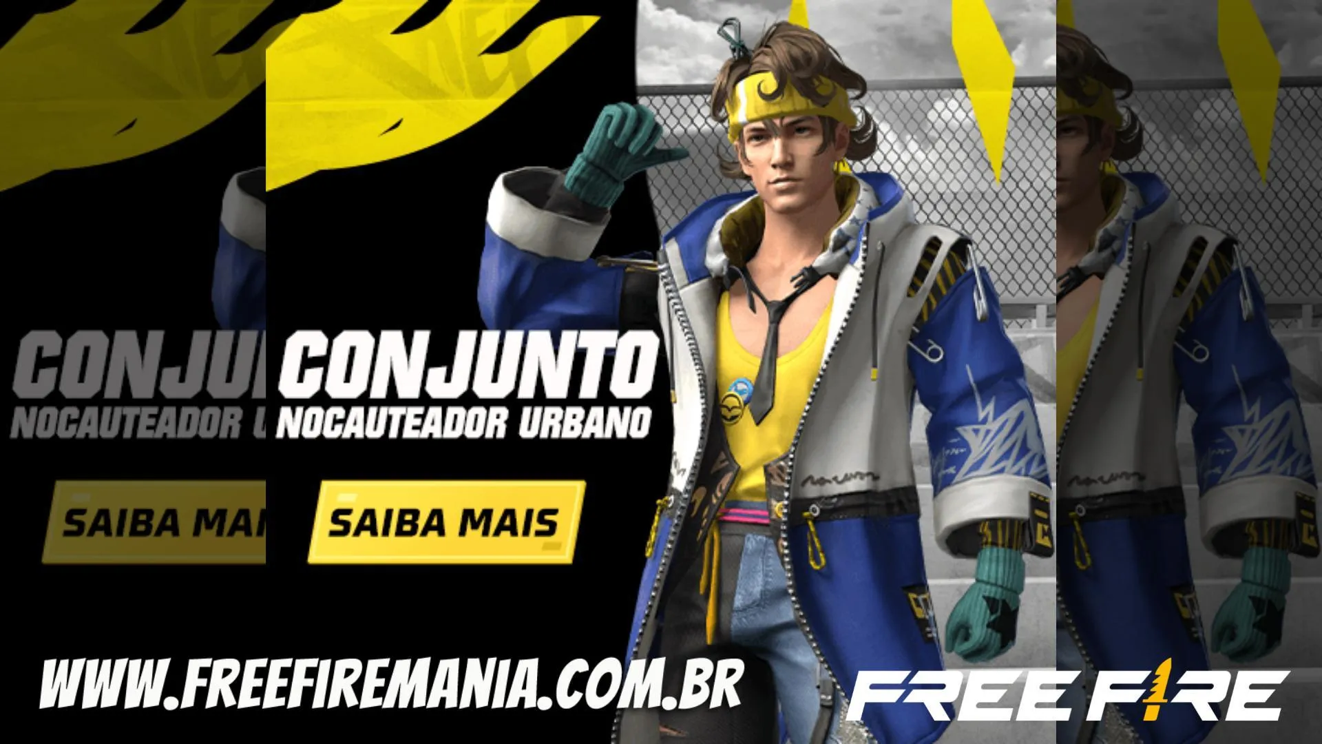 Diamante Royale Free Fire: “Nocauteador Urbano” é a skin do mês de dezembro 2022