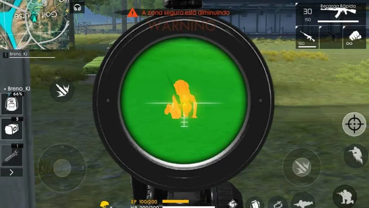 Mira Térmica ou 4x em Free Fire: Qual Escolher?