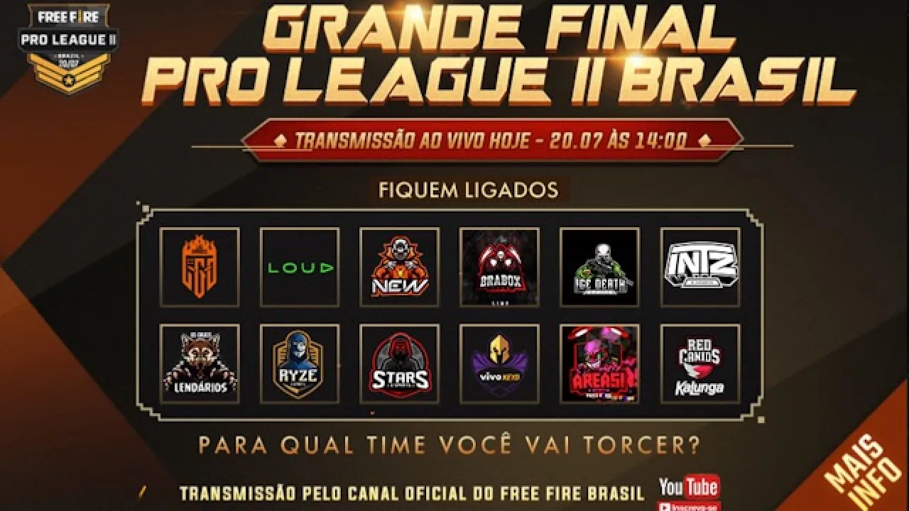 Grande Final da Pro League: Conheça o Campeão Brasileiro da FASE 2 do Free Fire