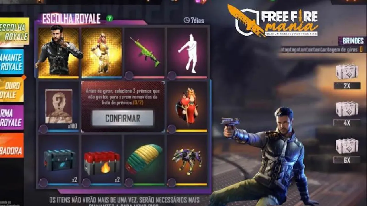 Escolha Royale do Free Fire traz o novo personagem Jai