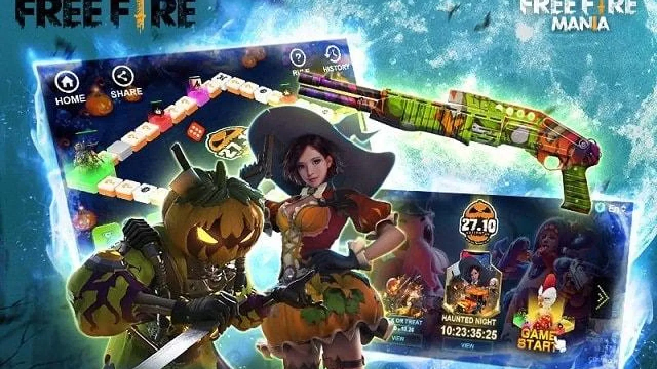 Evento de Halloween - Free Fire Libera Prêmios Exclusivos!