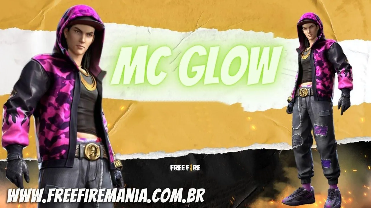 Evento Desconto dos Oitos Free Fire traz inédito pacote MC Glow