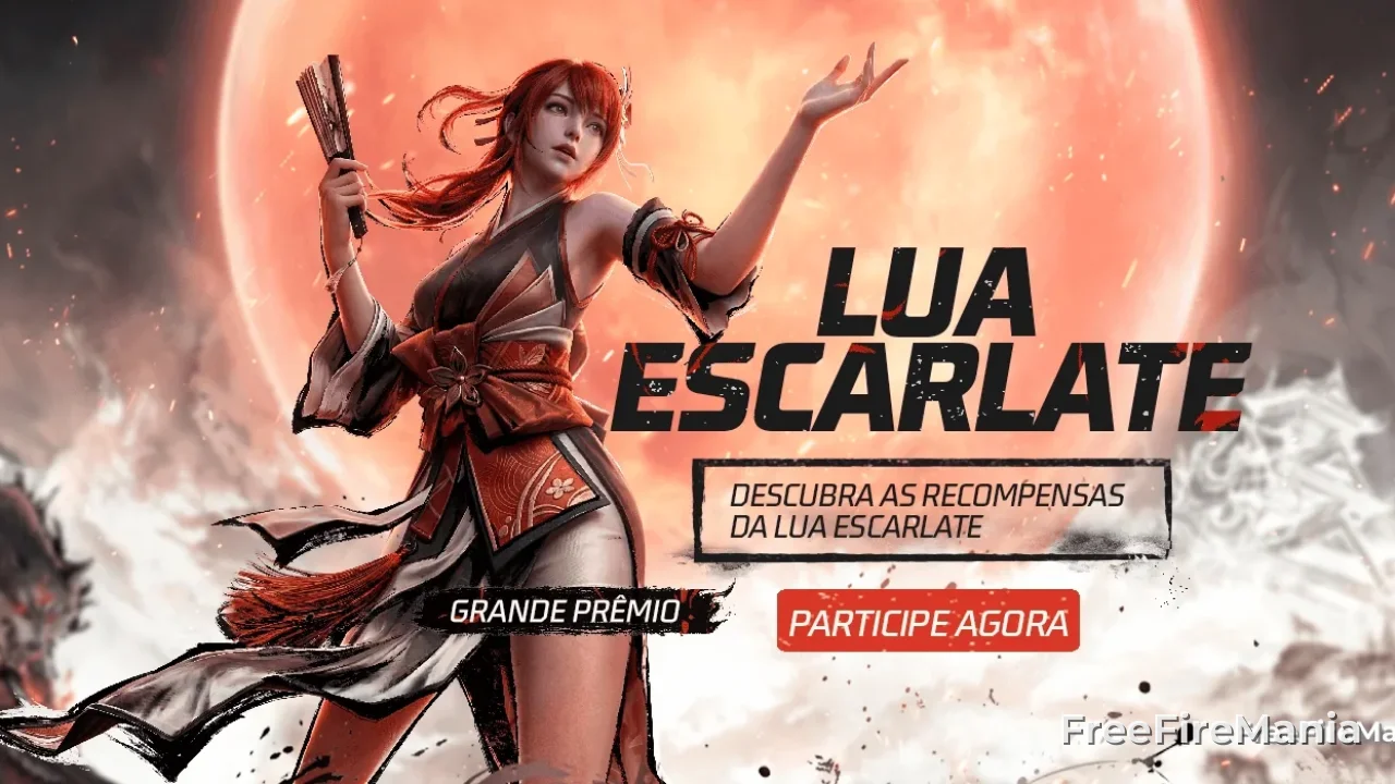 Free Fire libera evento Lua Escarlate com 8 recompensas