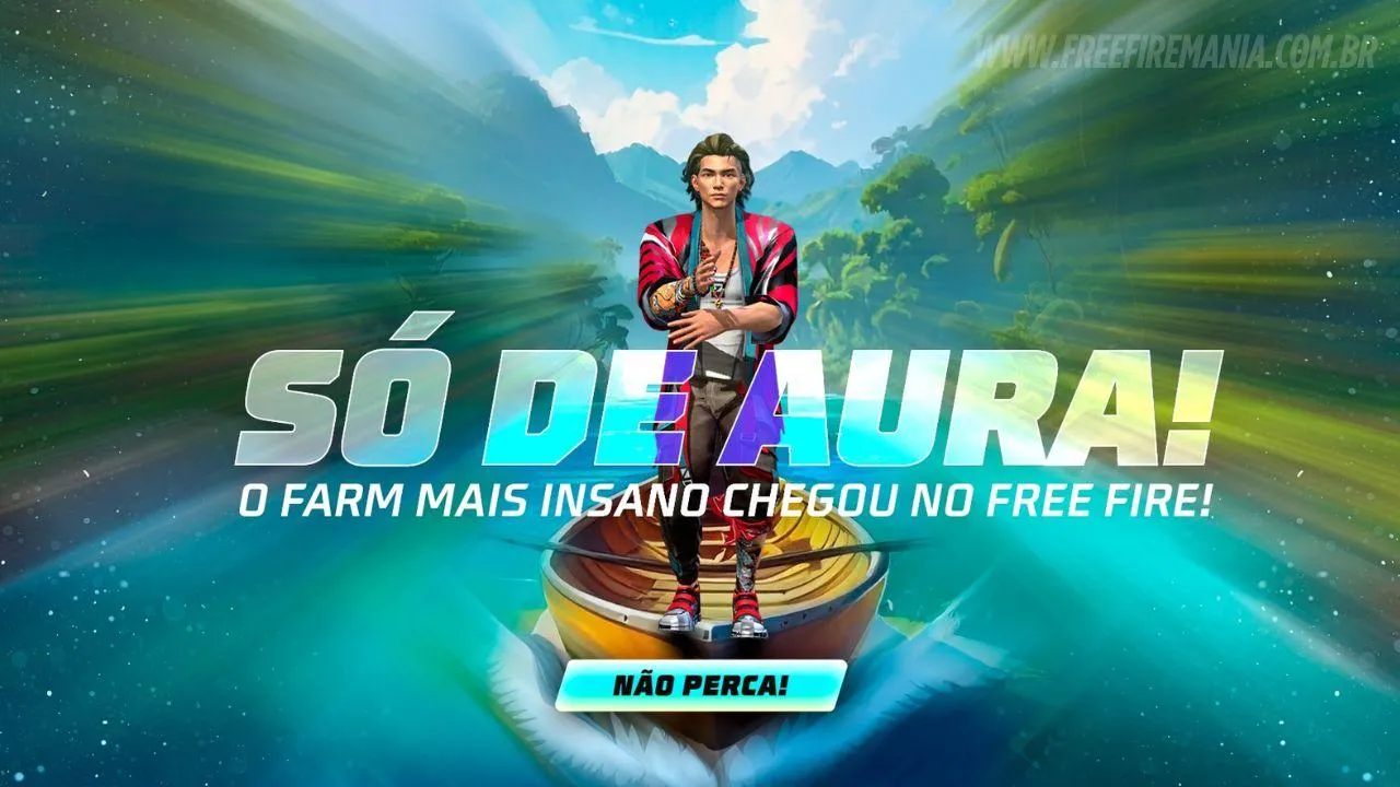 Evento Só de Aura traz emotes exclusivos no Free Fire