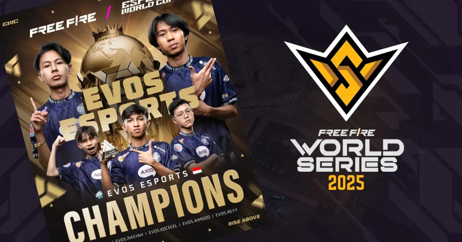 EVOS Esports é campeã mundial da EWC 2025 em final épica do Free Fire