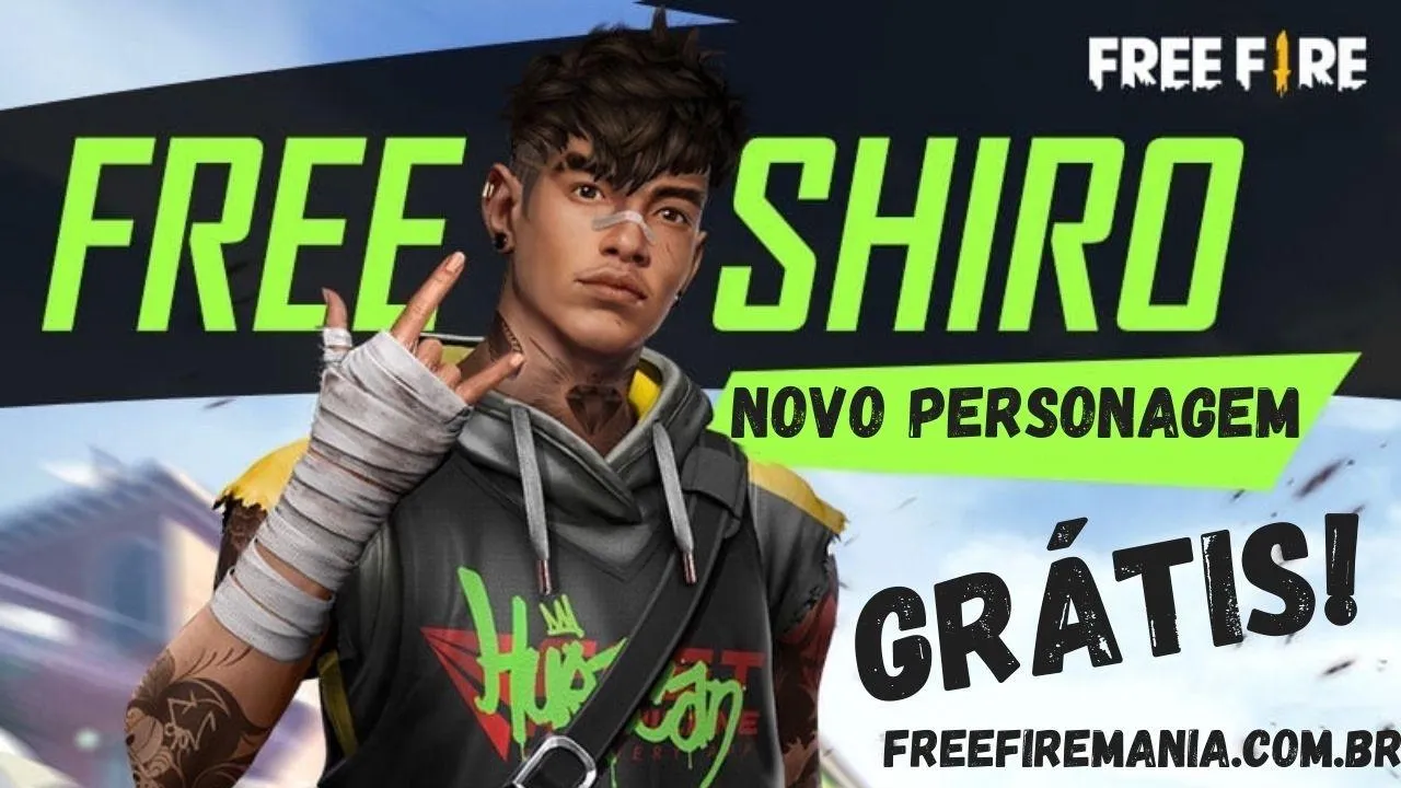 Exclusivo: Garena confirma a chegada do novo personagem Shiro de graça no Free Fire