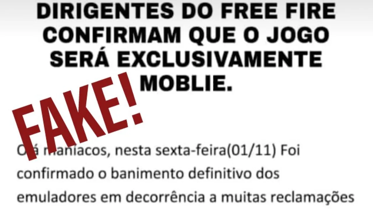 Desmentindo Fake News: Free Fire Não Se Tornará Exclusivo para Mobile