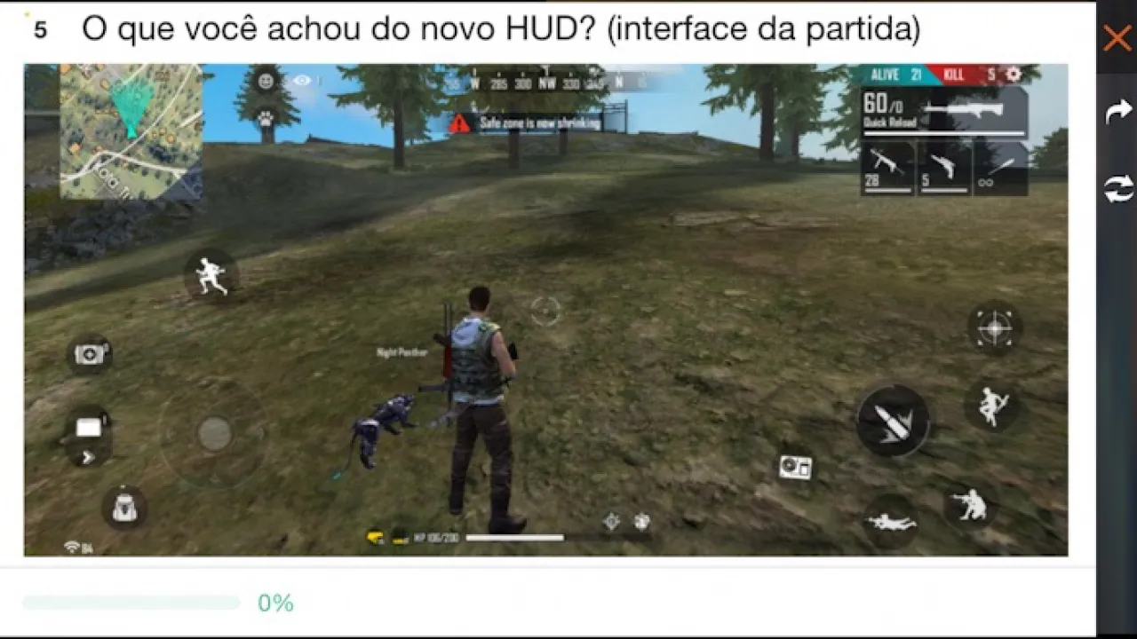 Garena Abre Pesquisa sobre o Novo HUD do Free Fire Após Atualização de Dezembro