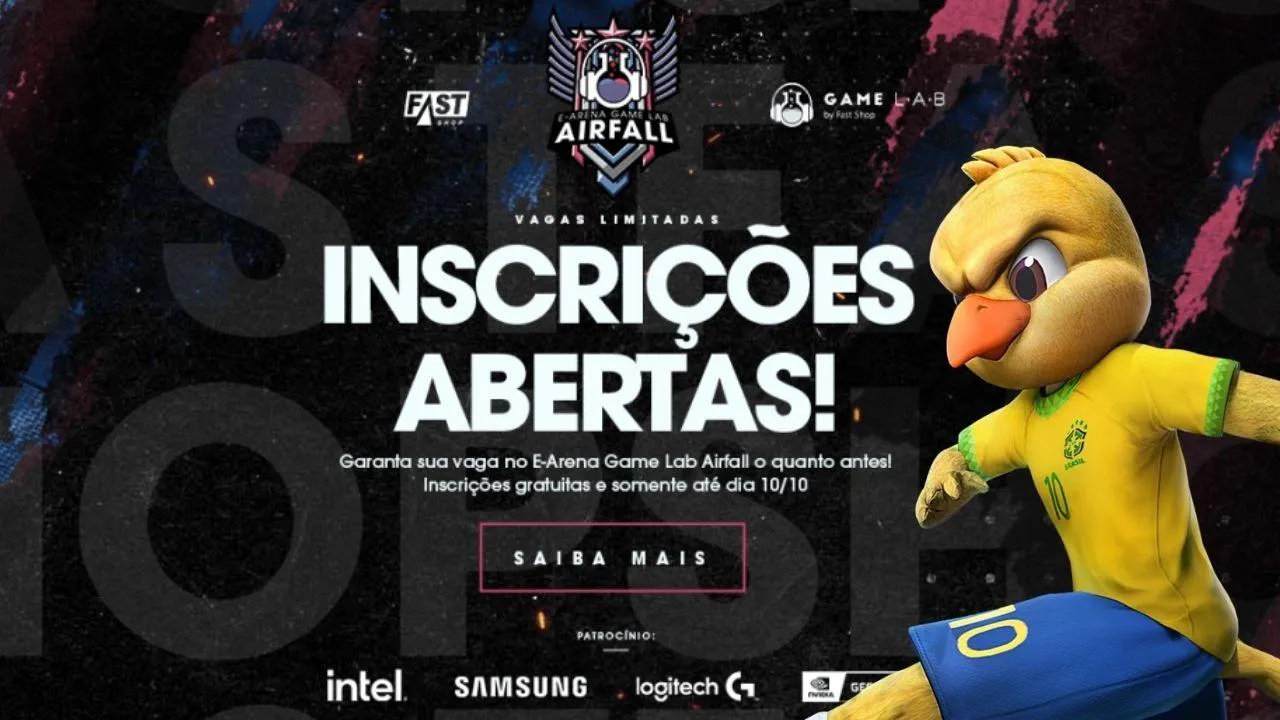 Fast Shop, Samsung, Intel e Logitech se unem para torneio gratuito com R$ 25 mil em premiação