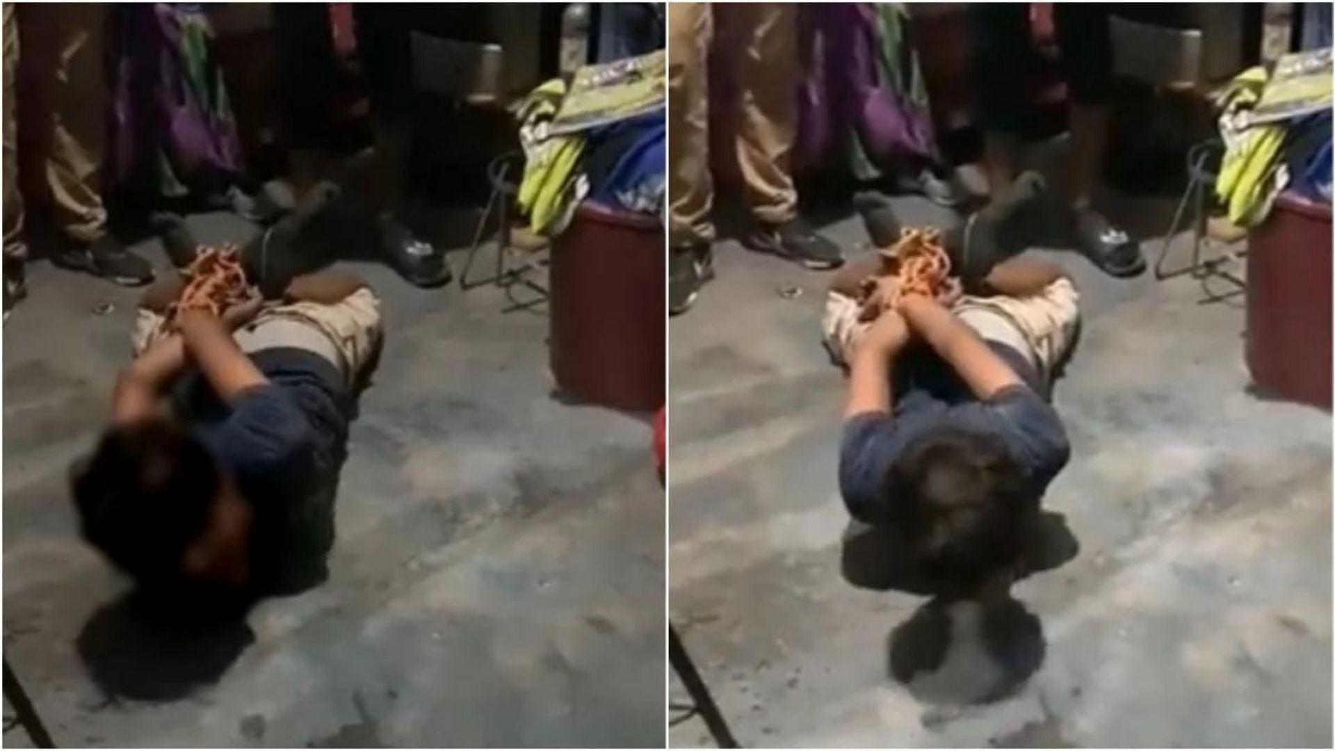 ¿Realidad o falsedad? Un joven adicto a jugar Free Fire está atado por miembros de su familia:  "Demon Possessed "