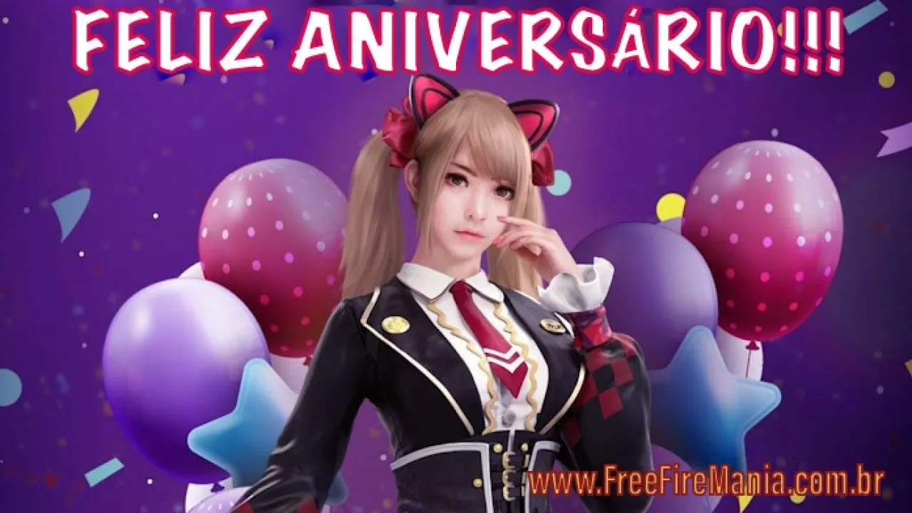 Aniversário de Caroline em Free Fire - Celebração especial para a Personagem