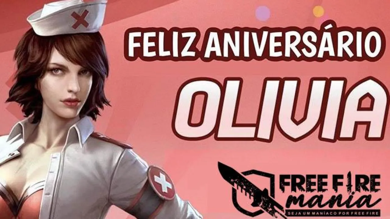 Feliz Aniversário Olivia - 31 Anos e 2 Anos de Free Fire