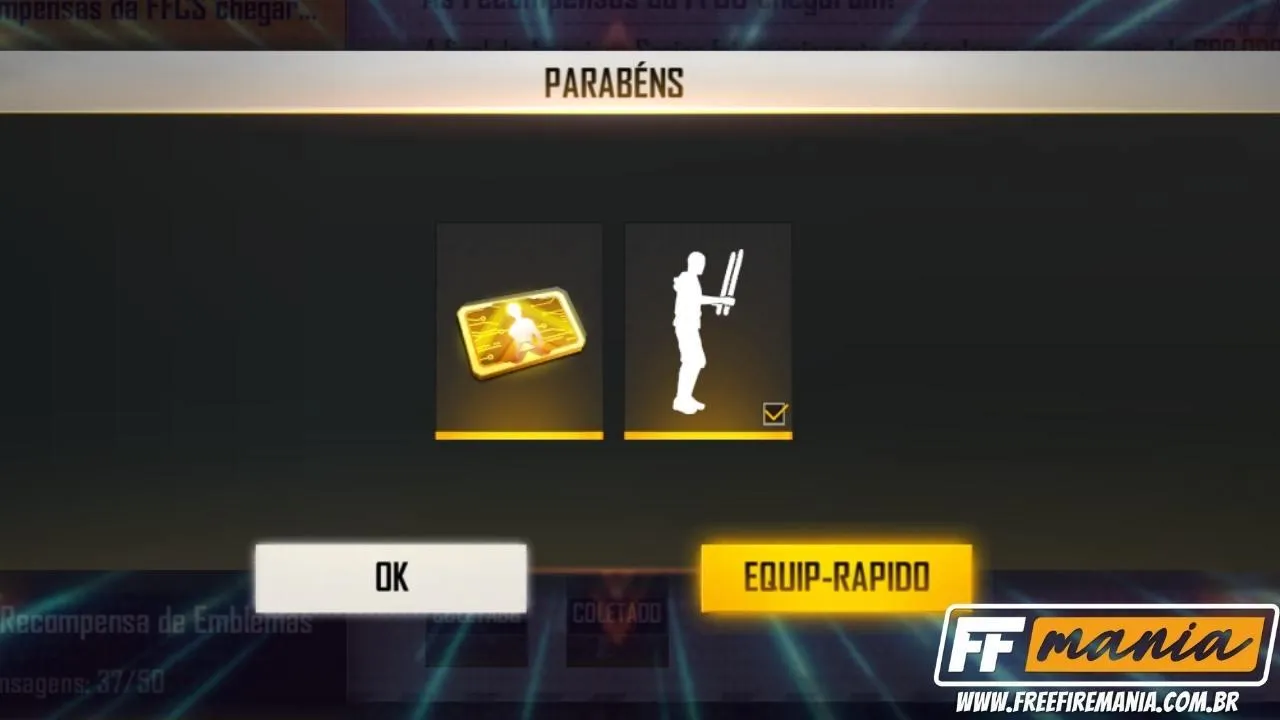 FFCS: chegaram as premiações das metas do Free Fire, veja como pegar