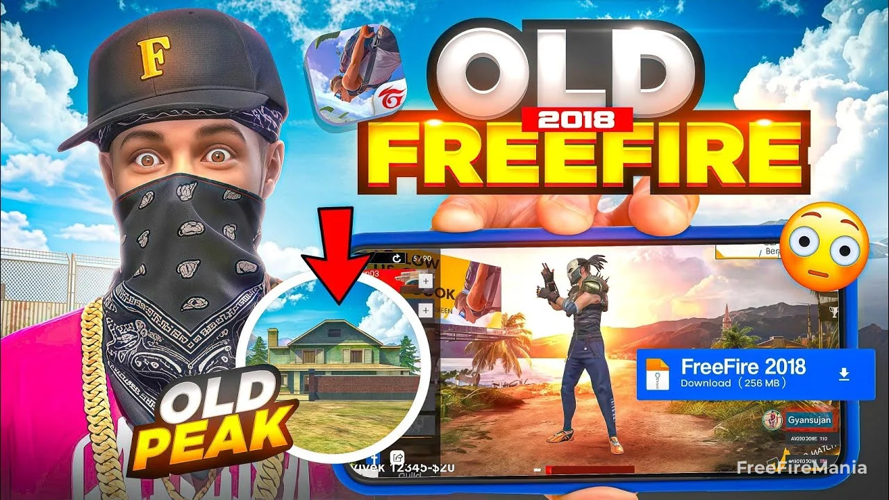 Free Fire 2018 download — what the old version of the game looked like