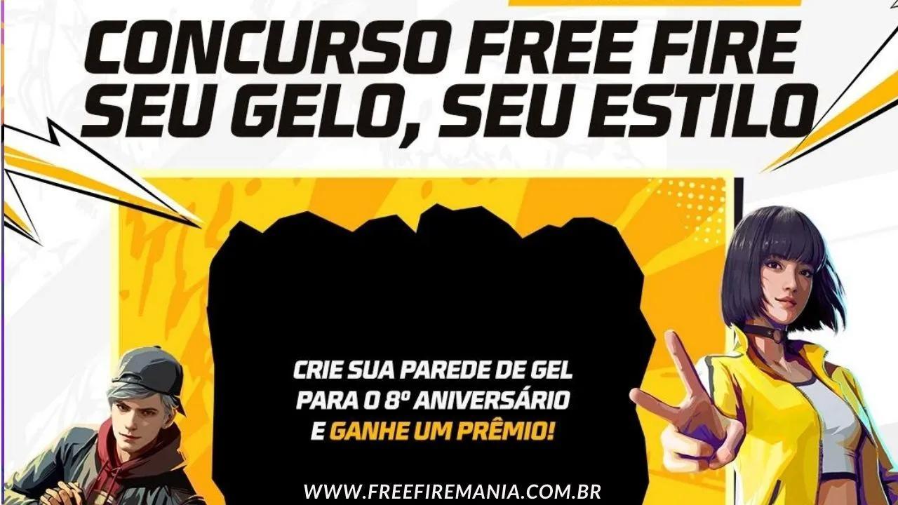 Free Fire 8º Aniversário: Concurso “Seu Gelo, Seu Estilo”!