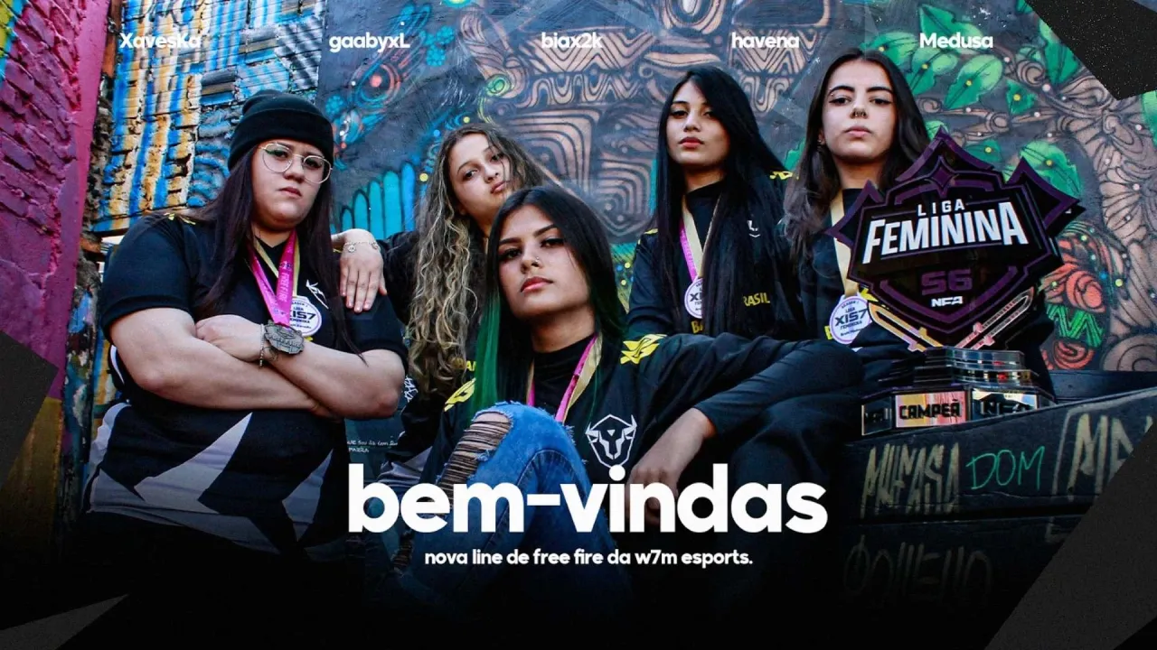 Free Fire: Após vender vaga na LBFF por R$ 1 milhão, W7M anuncia equipe feminina
