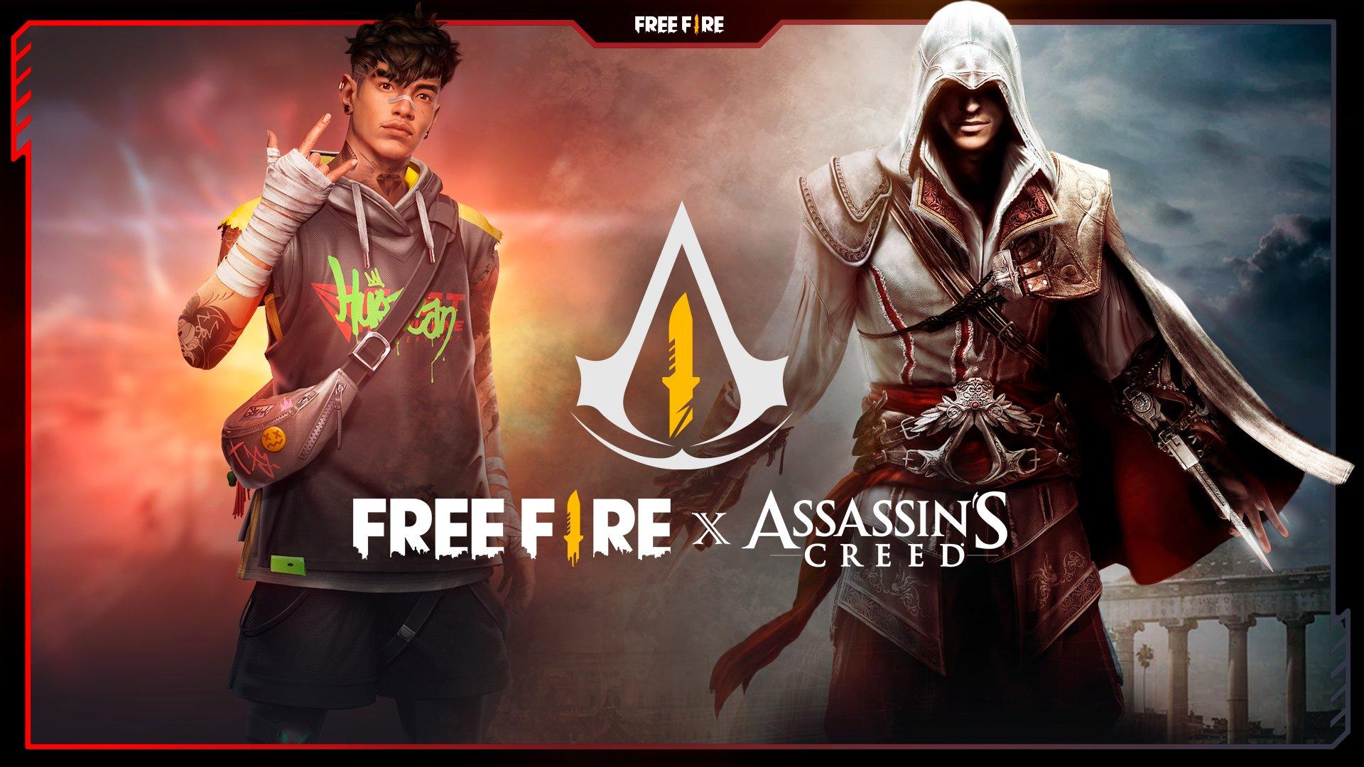 Garena Free Fire confirma su asociación con el juego Assassin's Creed