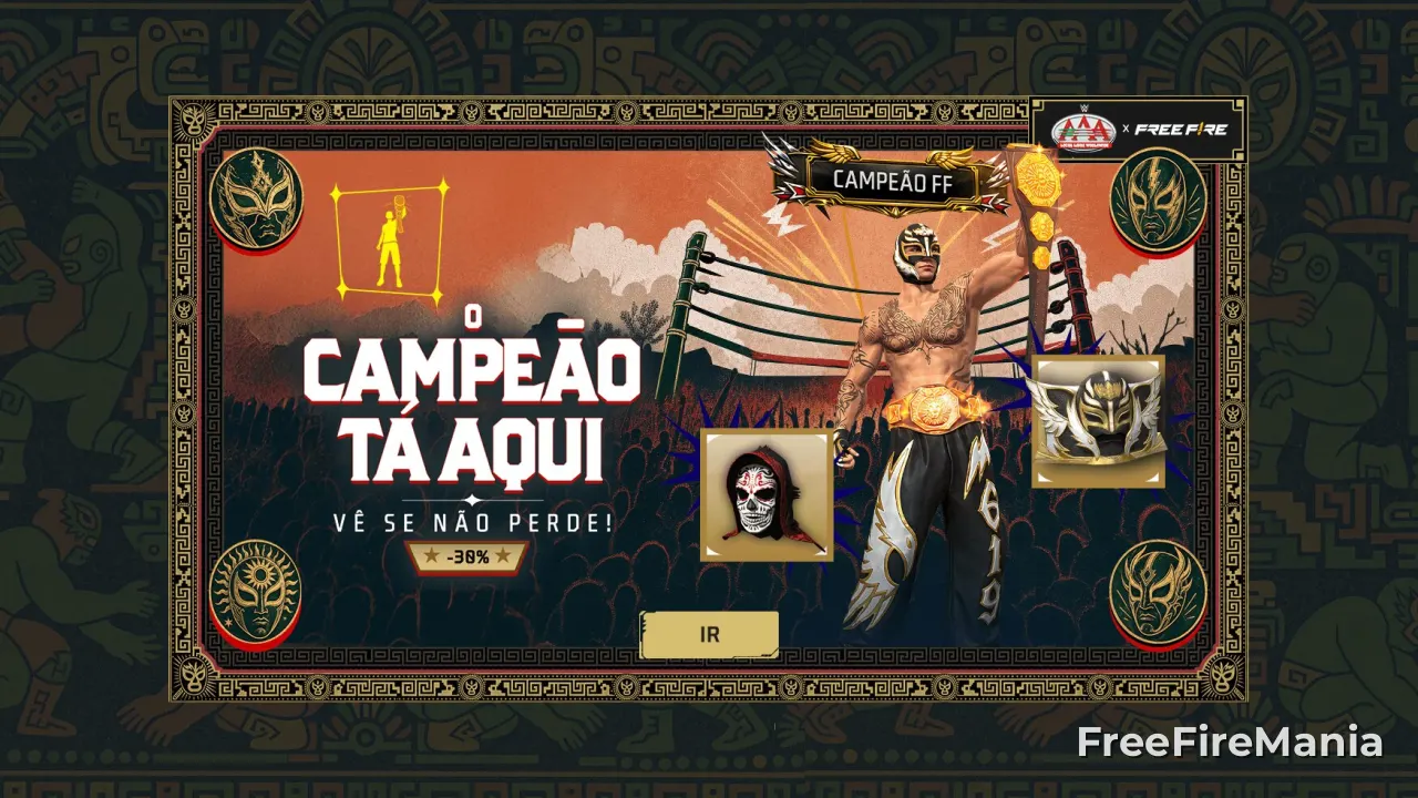 Free Fire atualiza evento Bazar do Drop com “O campeão tá aqui!”