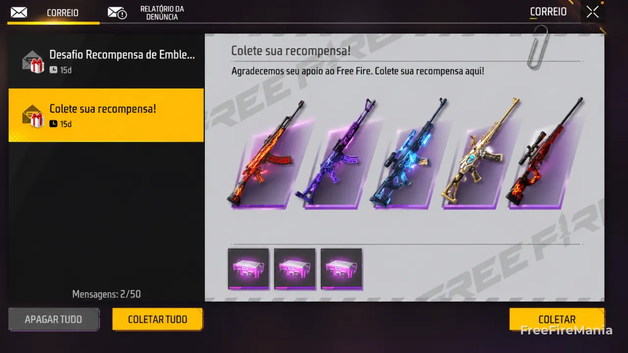 Resgatar Codiguin FF pelo ID no Free Fire 2026