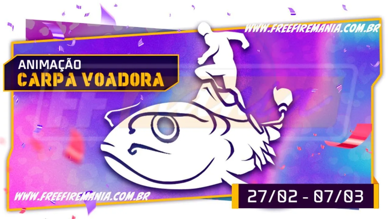 Free Fire: como conseguir Animação MVP Carpa Voadora no Escolha Royale