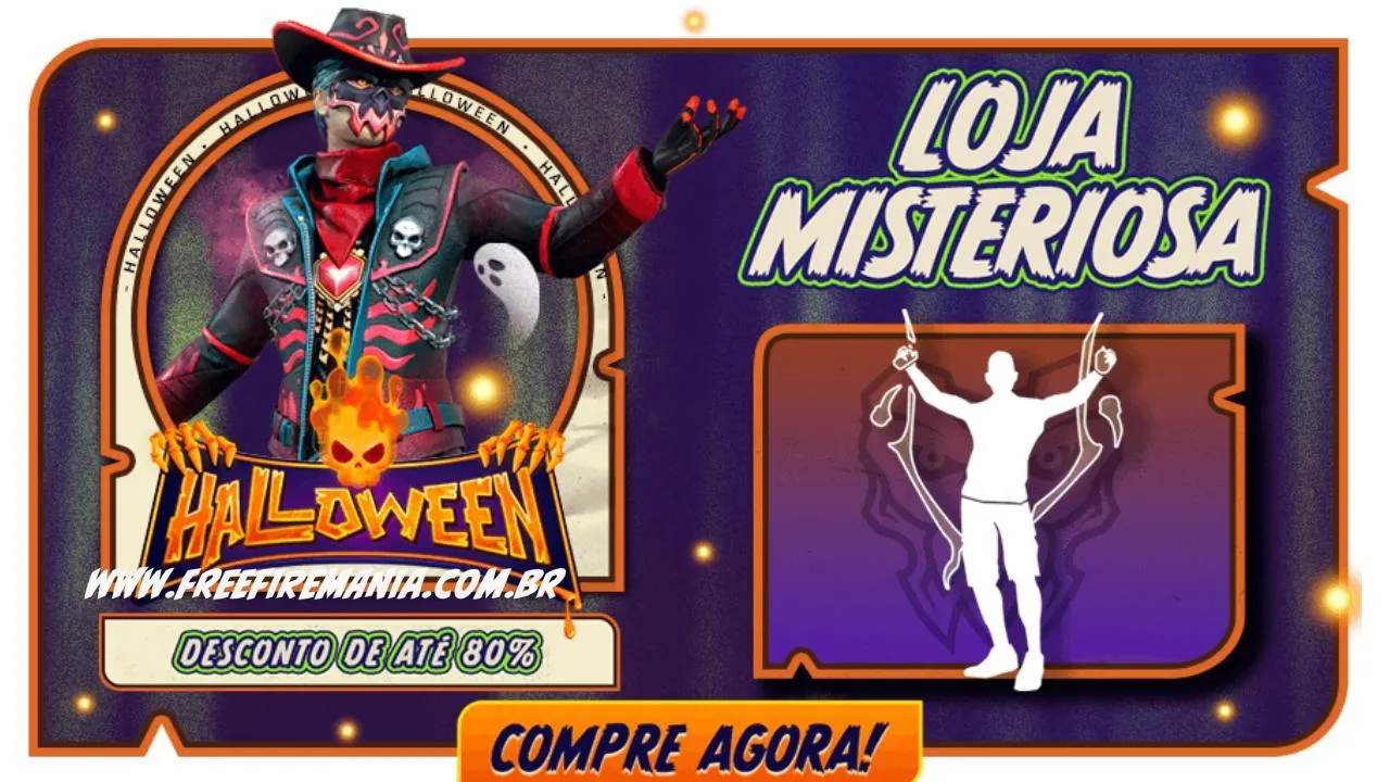 Free Fire: como conseguir Conjunto Amuleto Transcendental na nova Loja Misteriosa