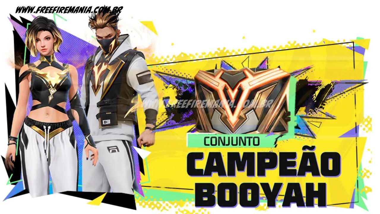 Free Fire: como conseguir Conjunto Campeão Booyah no novo Token Royale