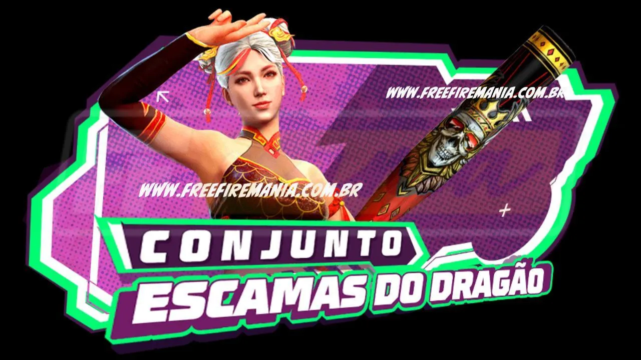 Free Fire: como conseguir Conjunto Escama do Dragão no Escolha Royale