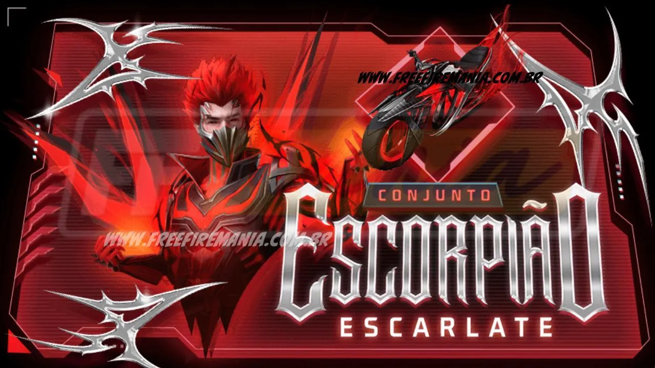 Free Fire: como conseguir Conjunto - Escorpião Escalate no Escolha Royale