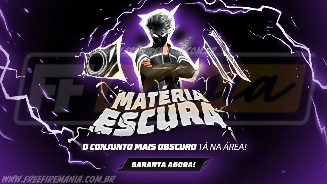 Free Fire: como conseguir Conjunto - Matéria Escura no novo Token Royale