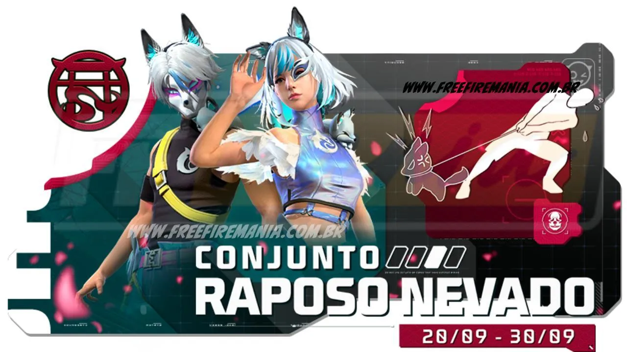 Free Fire: como conseguir Conjunto Raposo Nevado no novo Token Royale