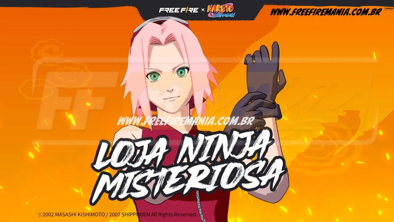 Free Fire: como conseguir Conjunto - Sakura na nova Loja Misteriosa