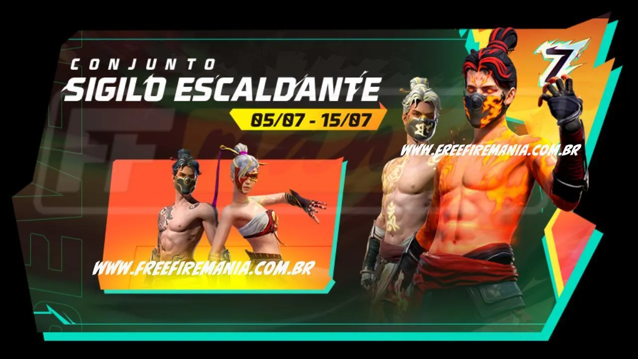 Free Fire: como conseguir Conjunto - Sigilo Escaldante no novo Token Royale