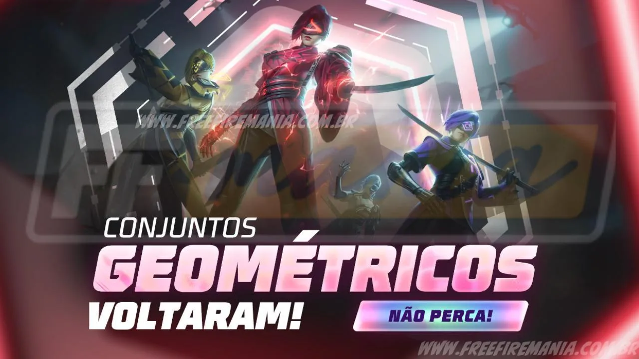 Free Fire: como conseguir Conjuntos - Geométricos no novo Token Royale