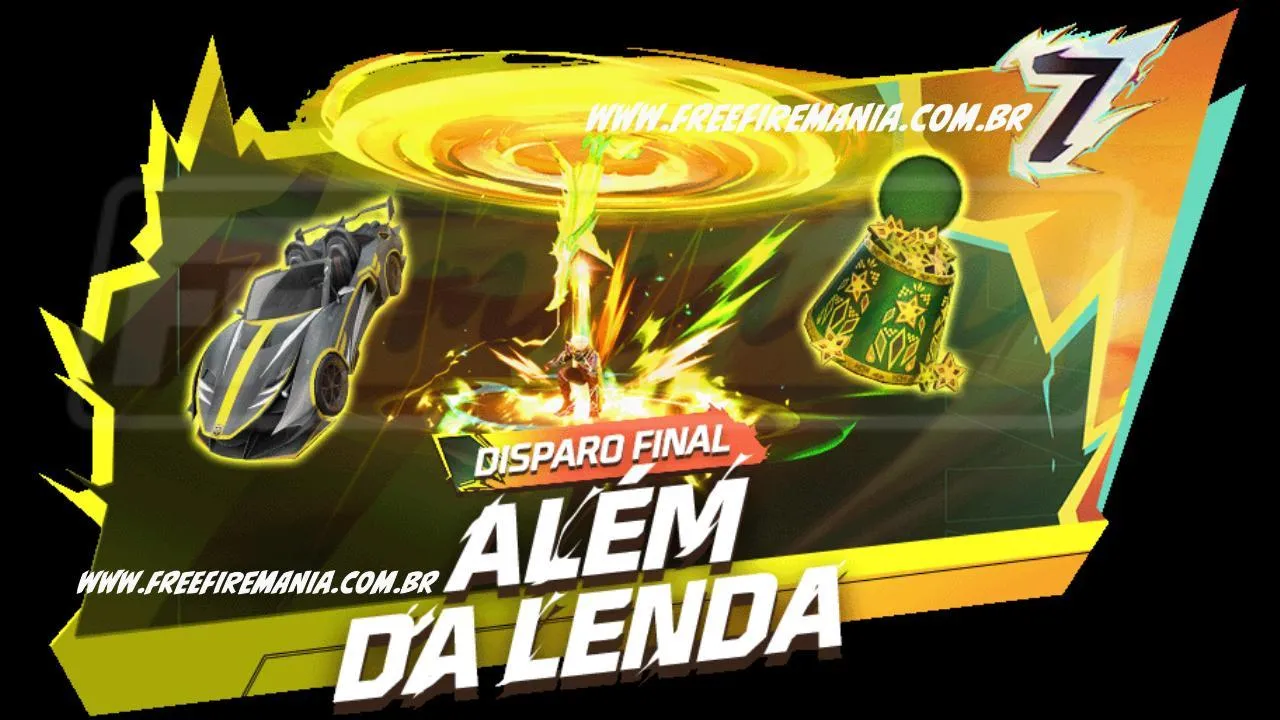 Free Fire: como conseguir Disparo Final - Alem Da Lenda no novo Token Royale