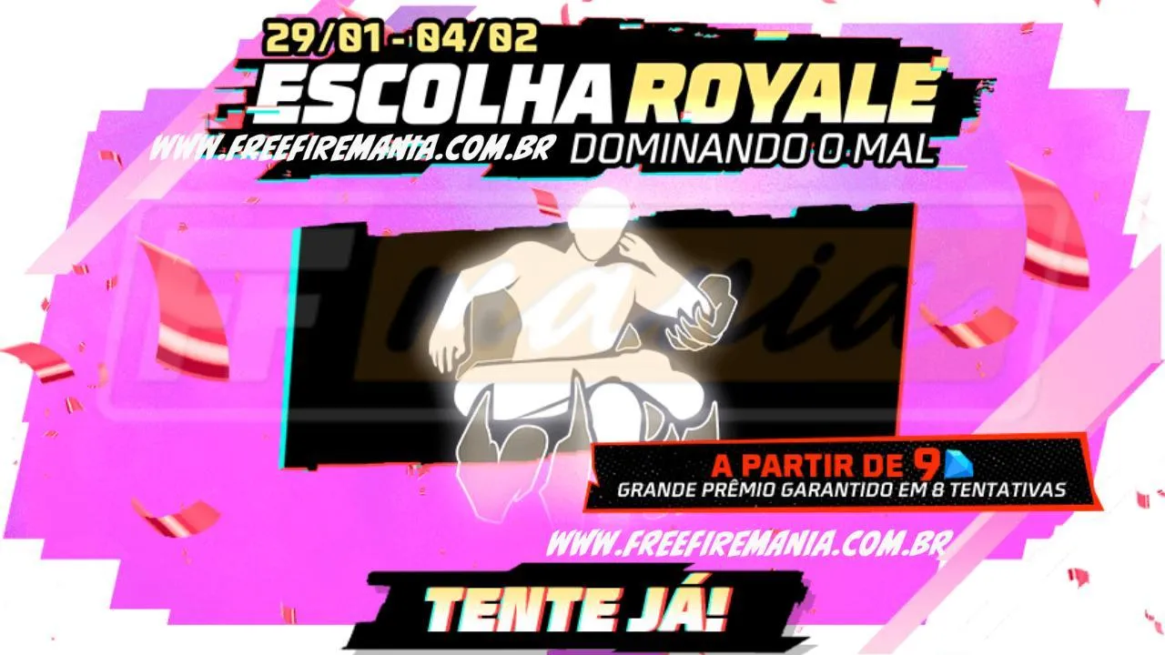 Free Fire: como conseguir Emote Dominando o Mal no Escolha Royale