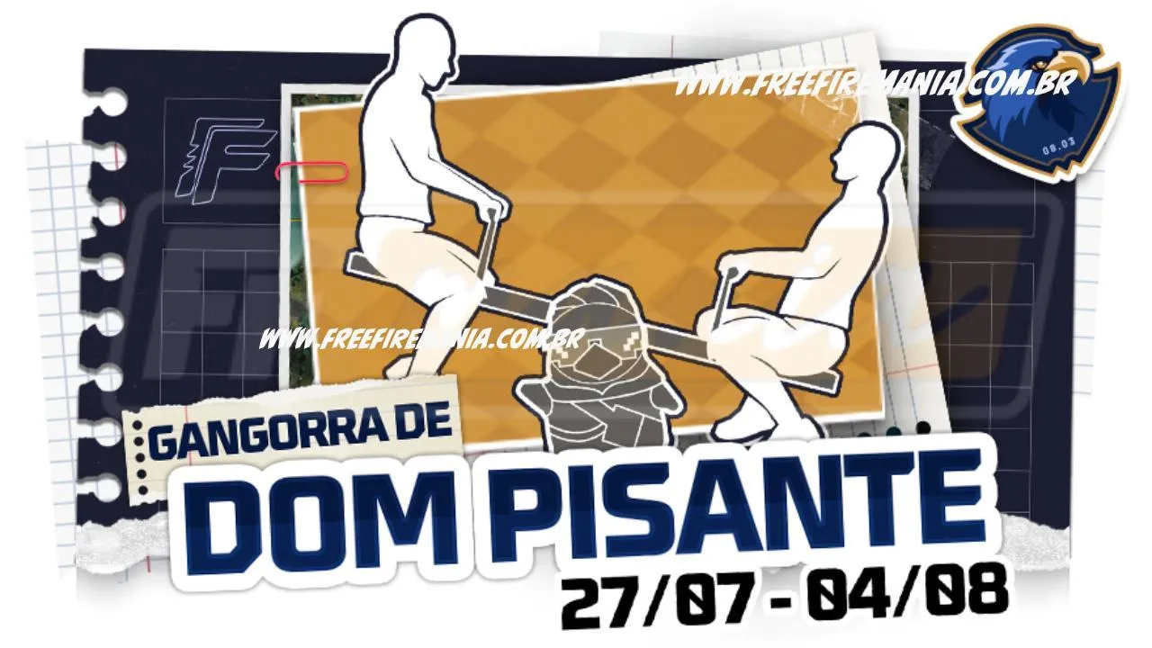 Free Fire: como conseguir Emote - Gangorra de Dom Pisante no Escolha Royale