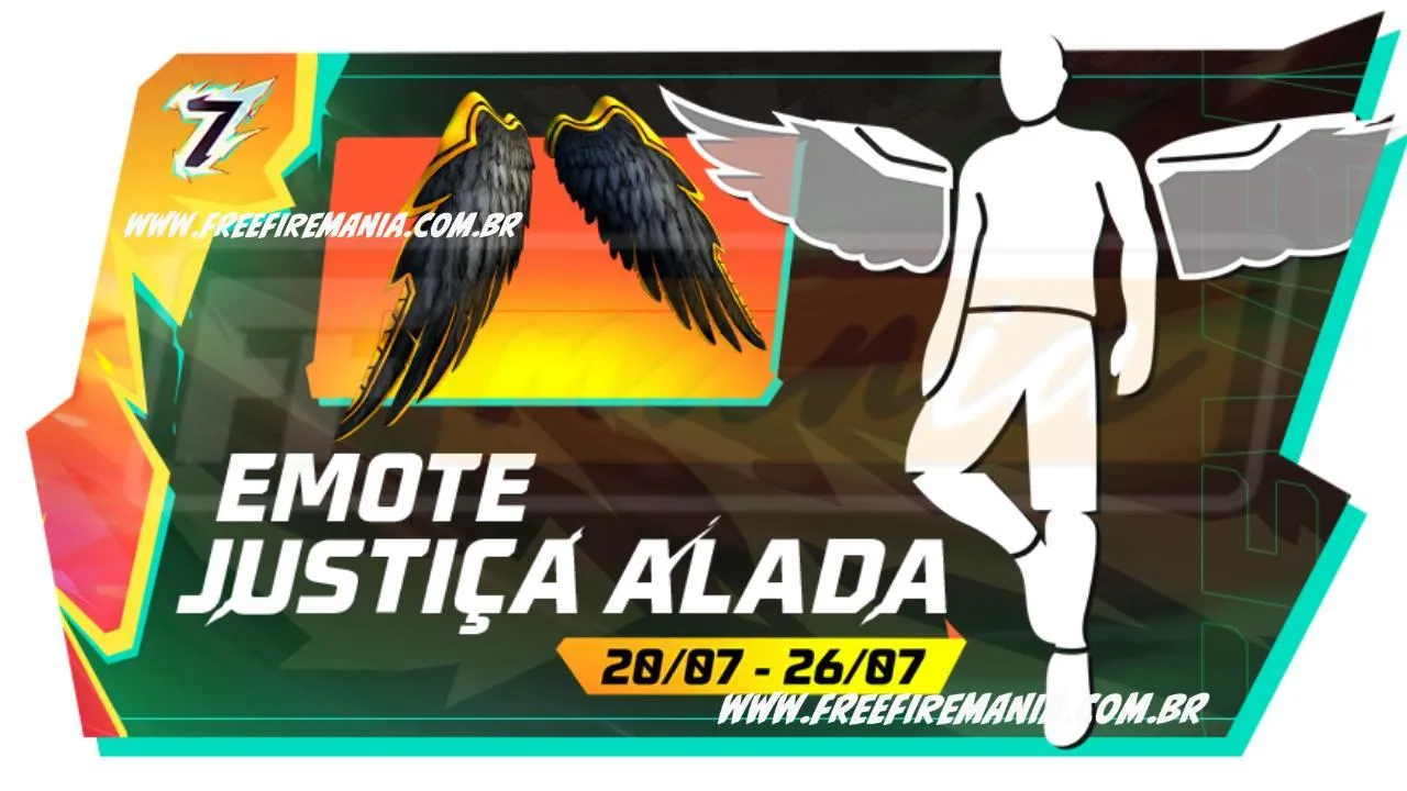 Free Fire: como conseguir Emote - Justiça Alada  no Escolha Royale