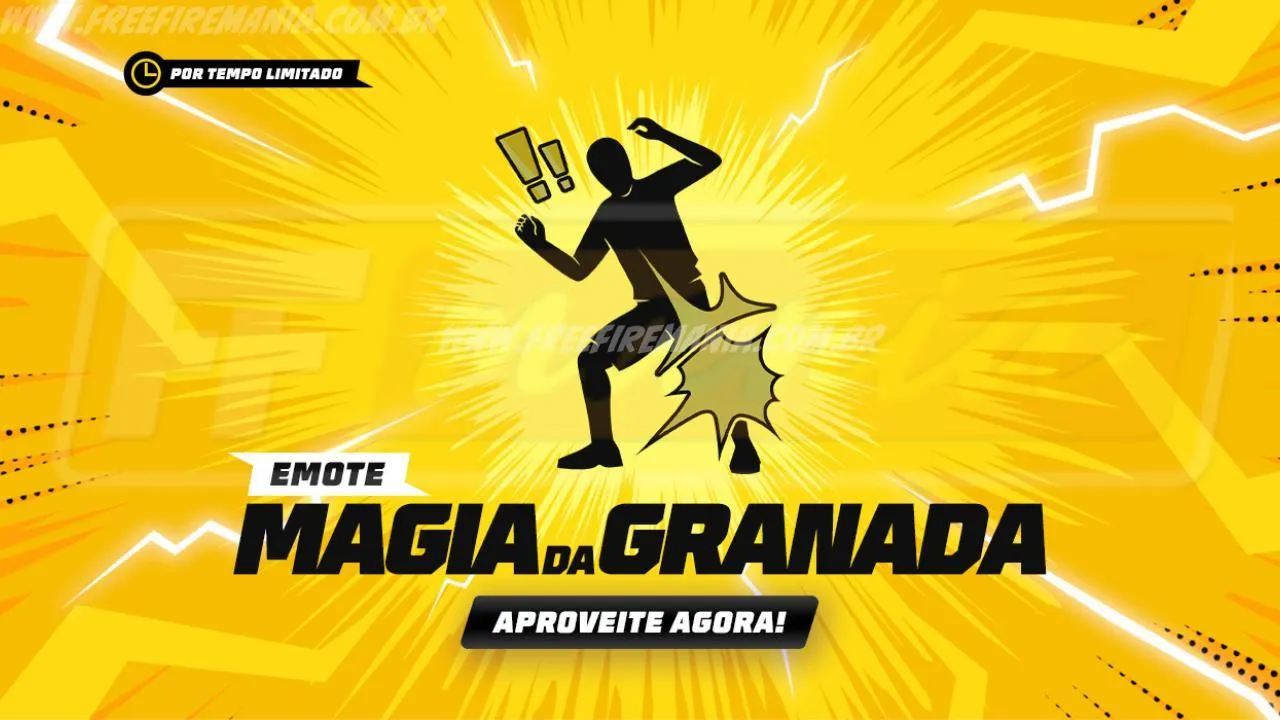 Free Fire: como conseguir Emote - Magia da Granada no Escolha Royale