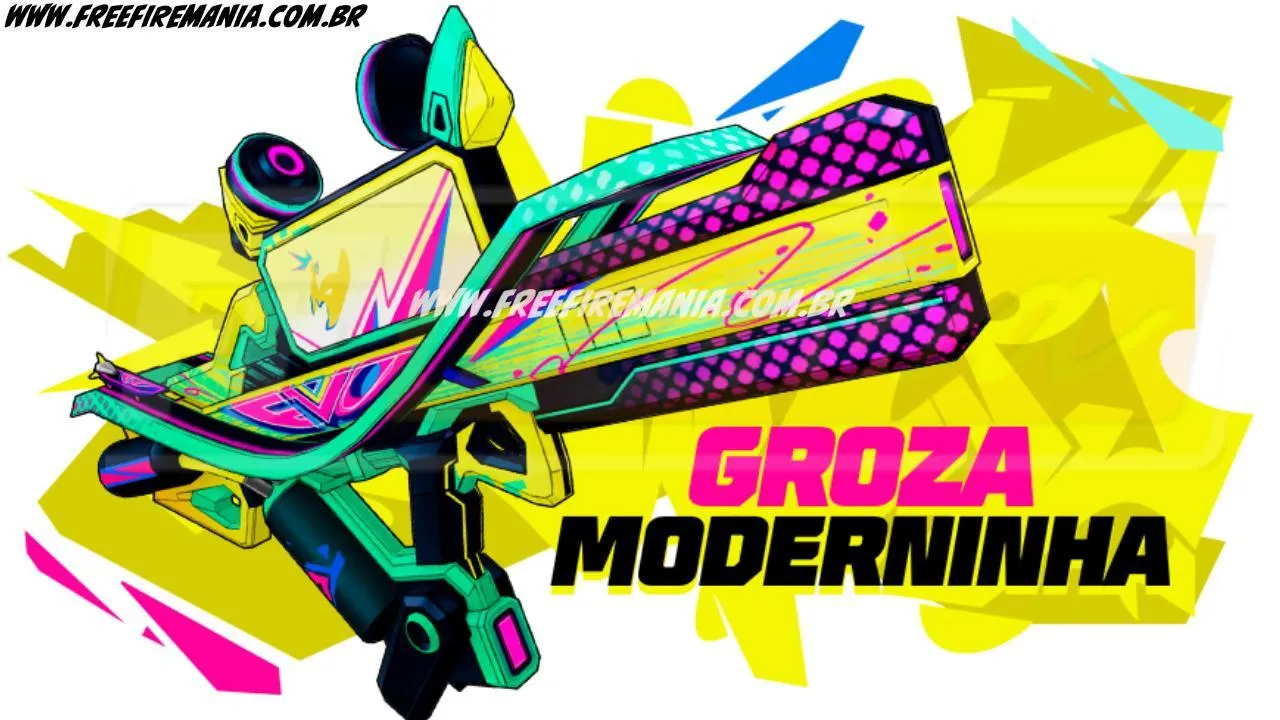 Free Fire: como conseguir Groza - Moderninha no Escolha Royale