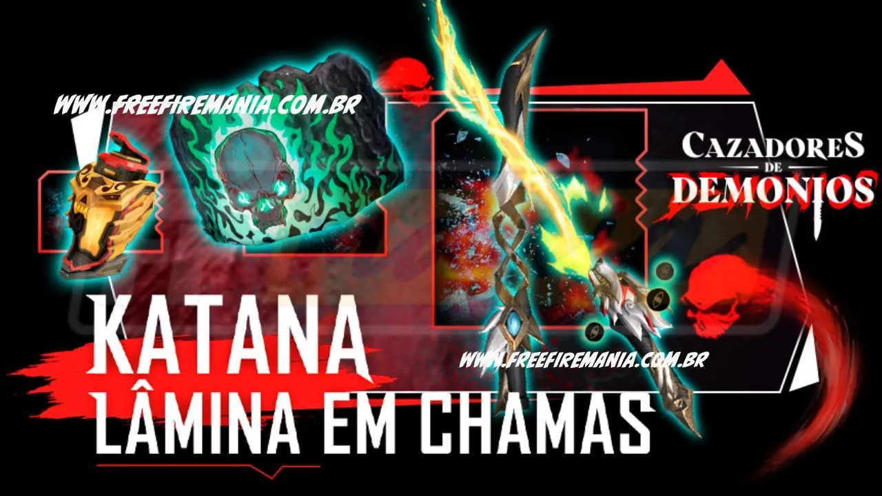 Free Fire: como conseguir Katana - Lamina em Chamas no novo Token Royale