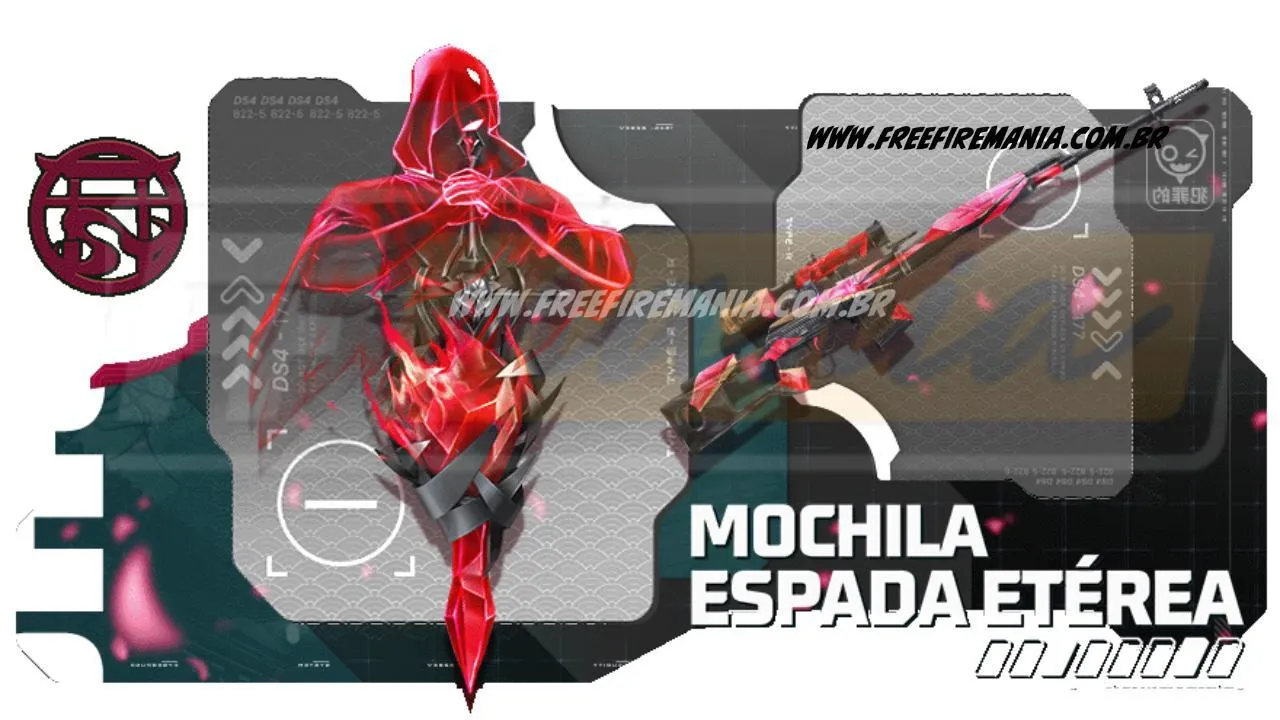 Free Fire: como conseguir Mochila - Espada Hetéria no Escolha Royale