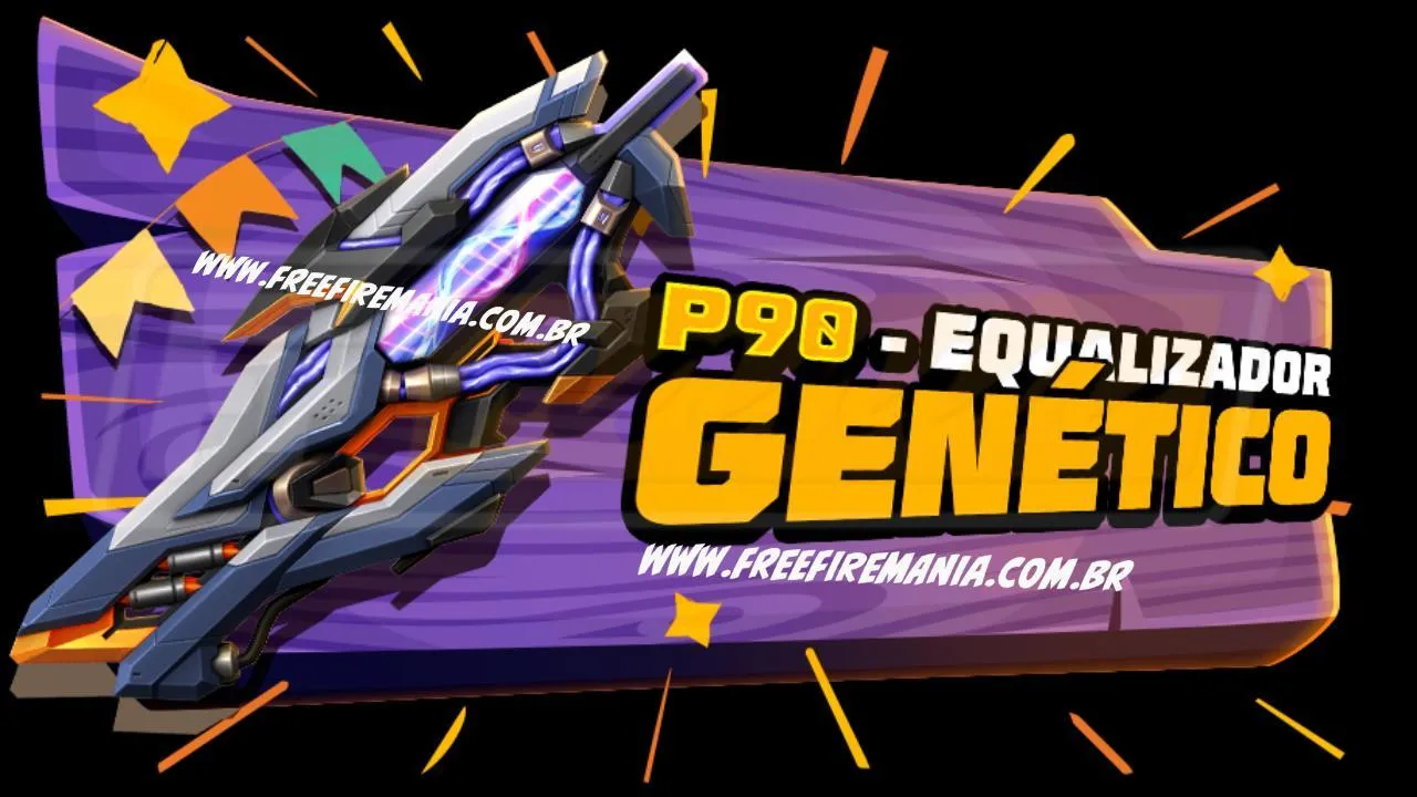 Free Fire: como conseguir P90 - Equalizador Genético  no Escolha Royale