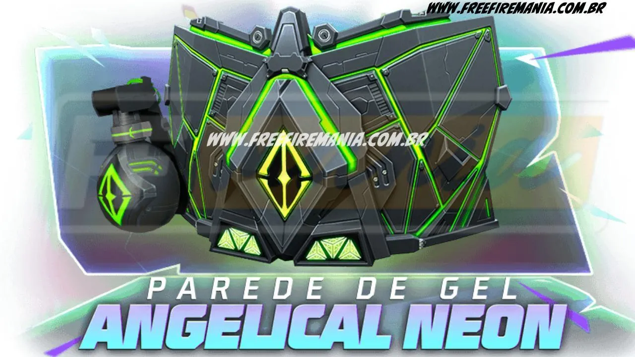 Free Fire: como conseguir Parede de Gelo - Angelical Neon no Escolha Royale
