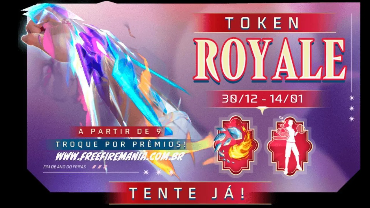 Free Fire: como conseguir Punho Quebrando Gelo no novo Token Royale
